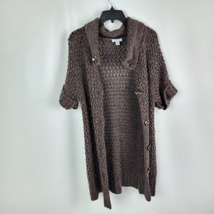 LOFT Wool Alpaca Blend Knit Cardigan Sweater